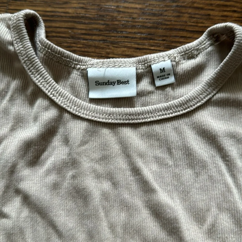 Sunday Best Ribbed T-Shirt - Picture 2 of 2